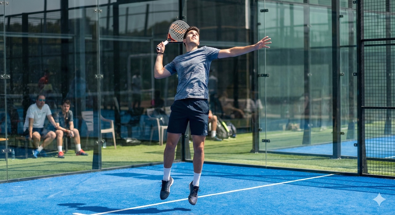 The bandeja in padel: the overhead shot that keeps you at the net