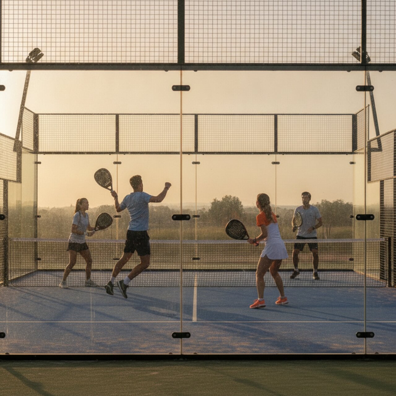 Beating a Back-Court Pair in Padel: The Team That Never Comes Forward