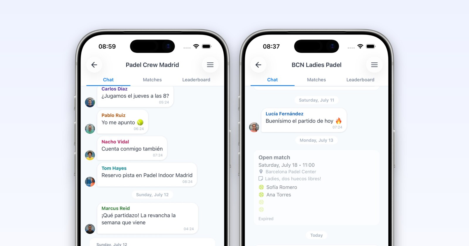 Stop Organizing Padel Matches on WhatsApp