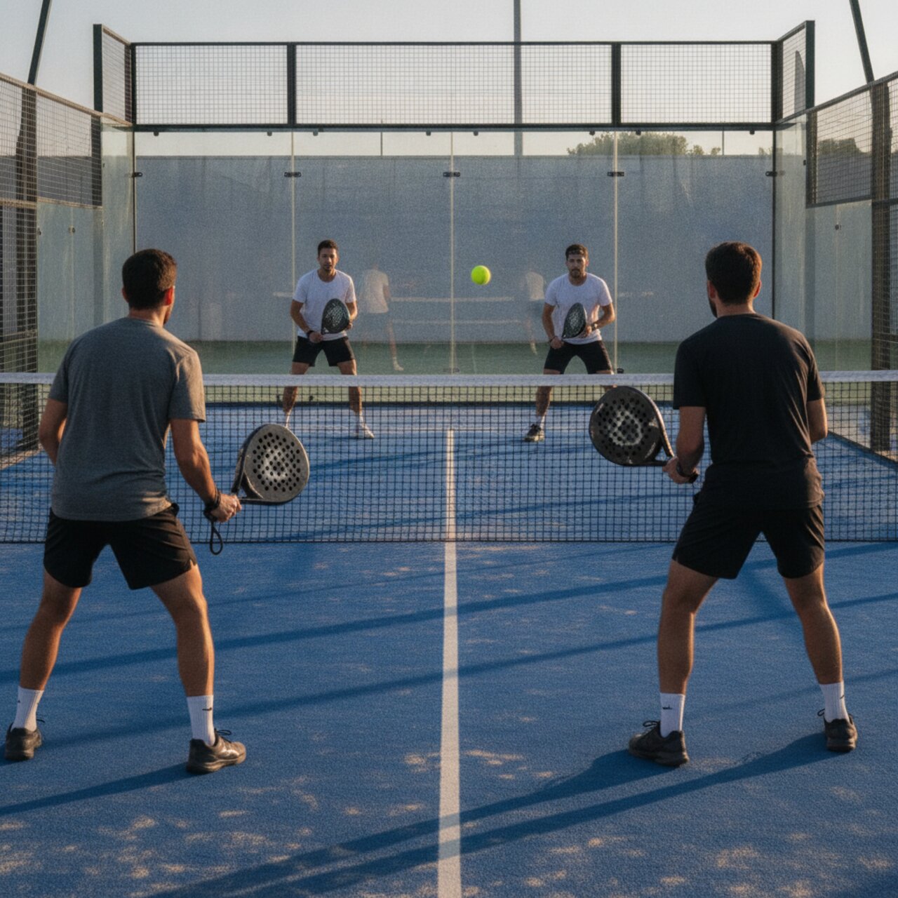 Owning the Middle in Padel: Attacking and Defending the Centre