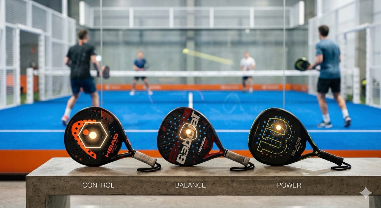 Padel Racket Shapes Explained: Round, Teardrop, and Diamond