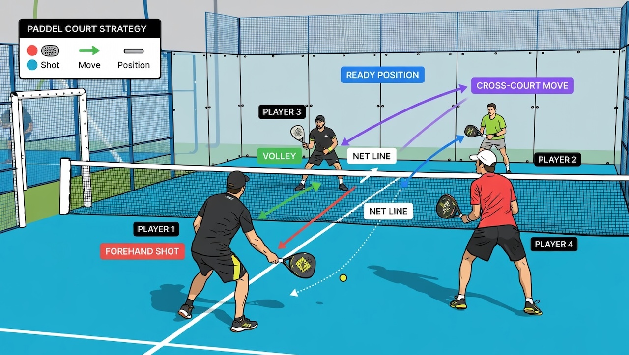 Tácticas de pádel para jugadores intermedios: Estrategias avanzadas que funcionan