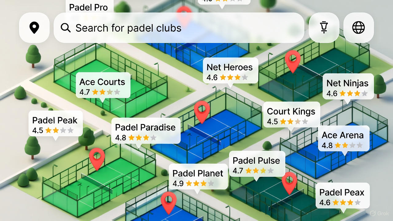 Descubre clubes de padel: tu mapa de pistas definitivo