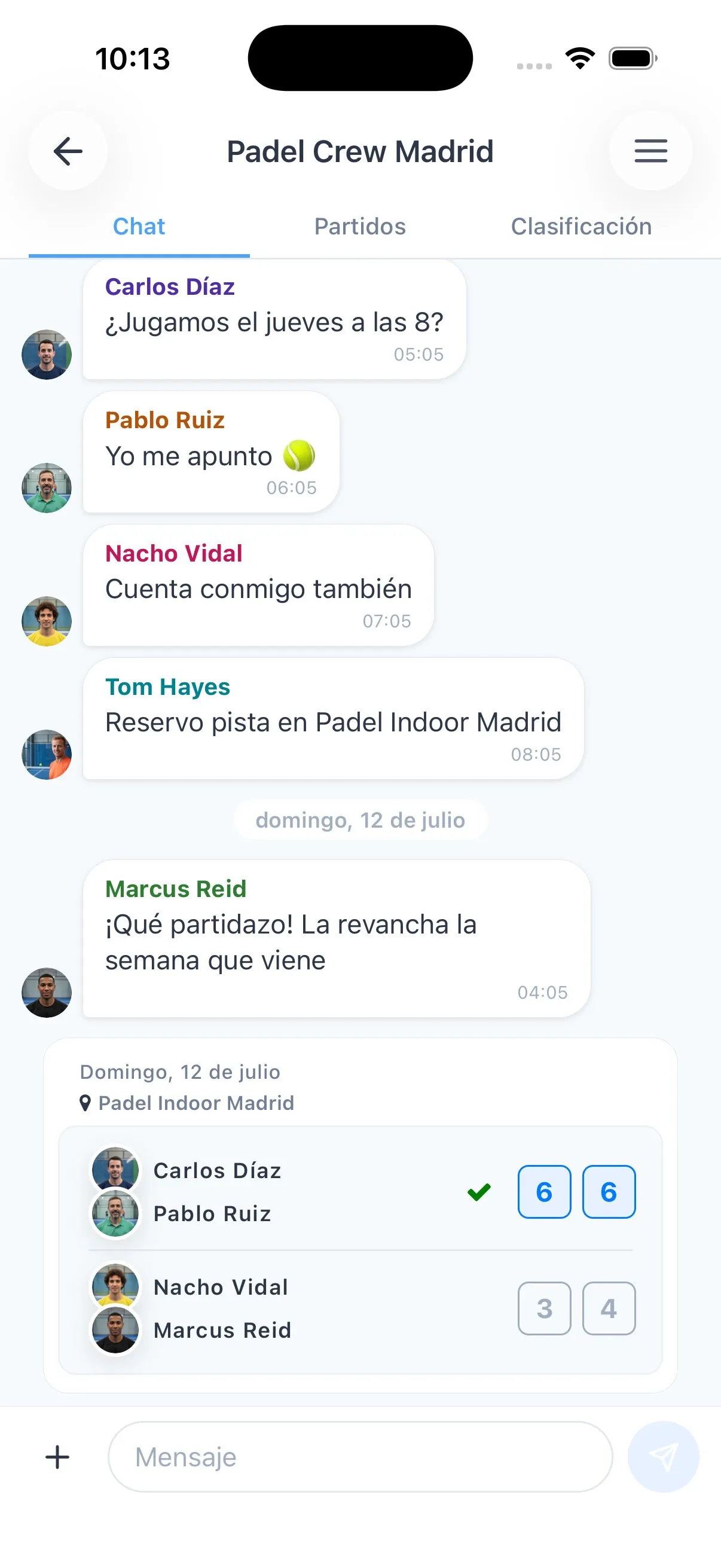 Chat de grupo
